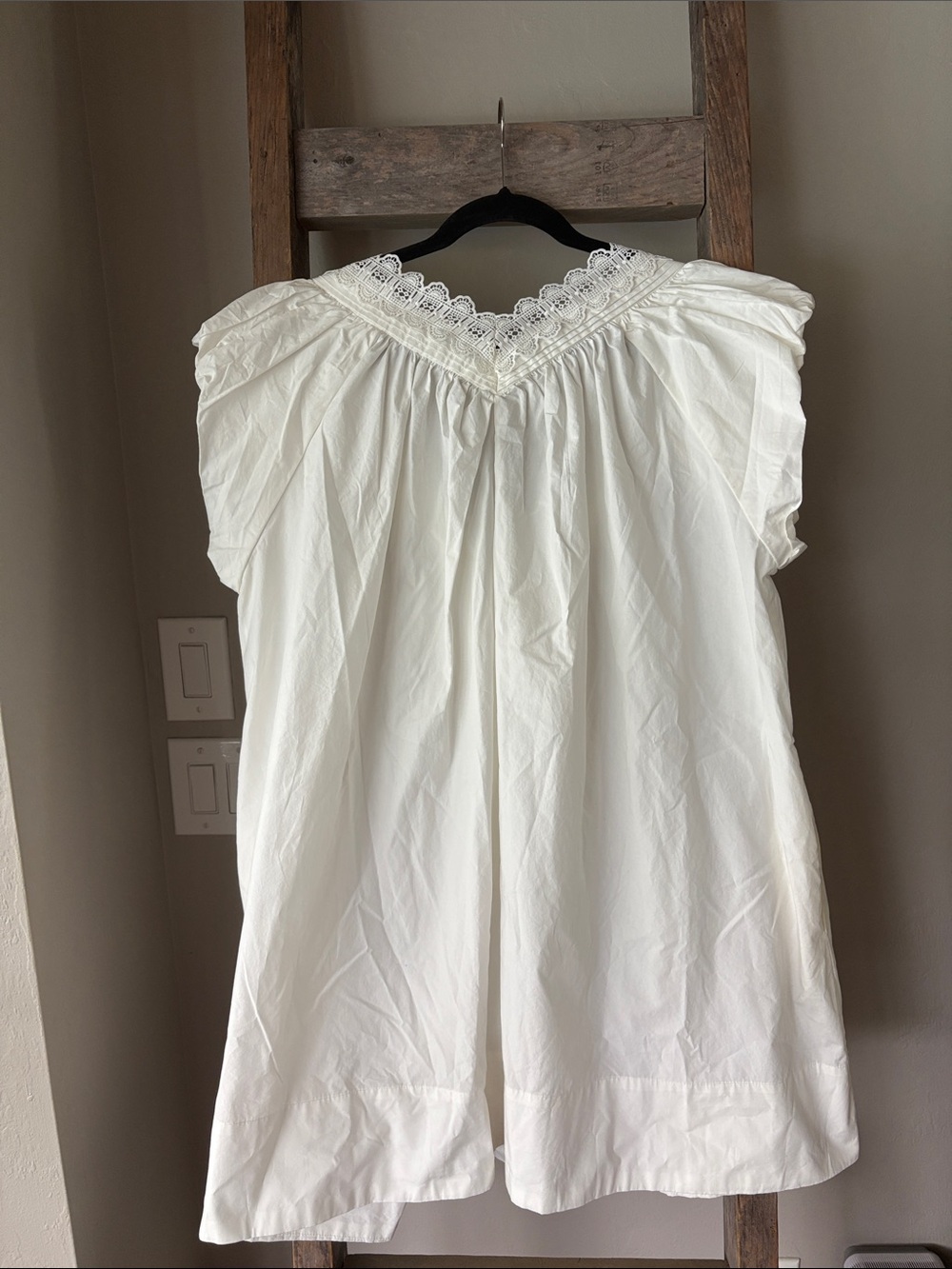 Free People Ivory Sundazed Mini Dress XL - Picture 9 of 9